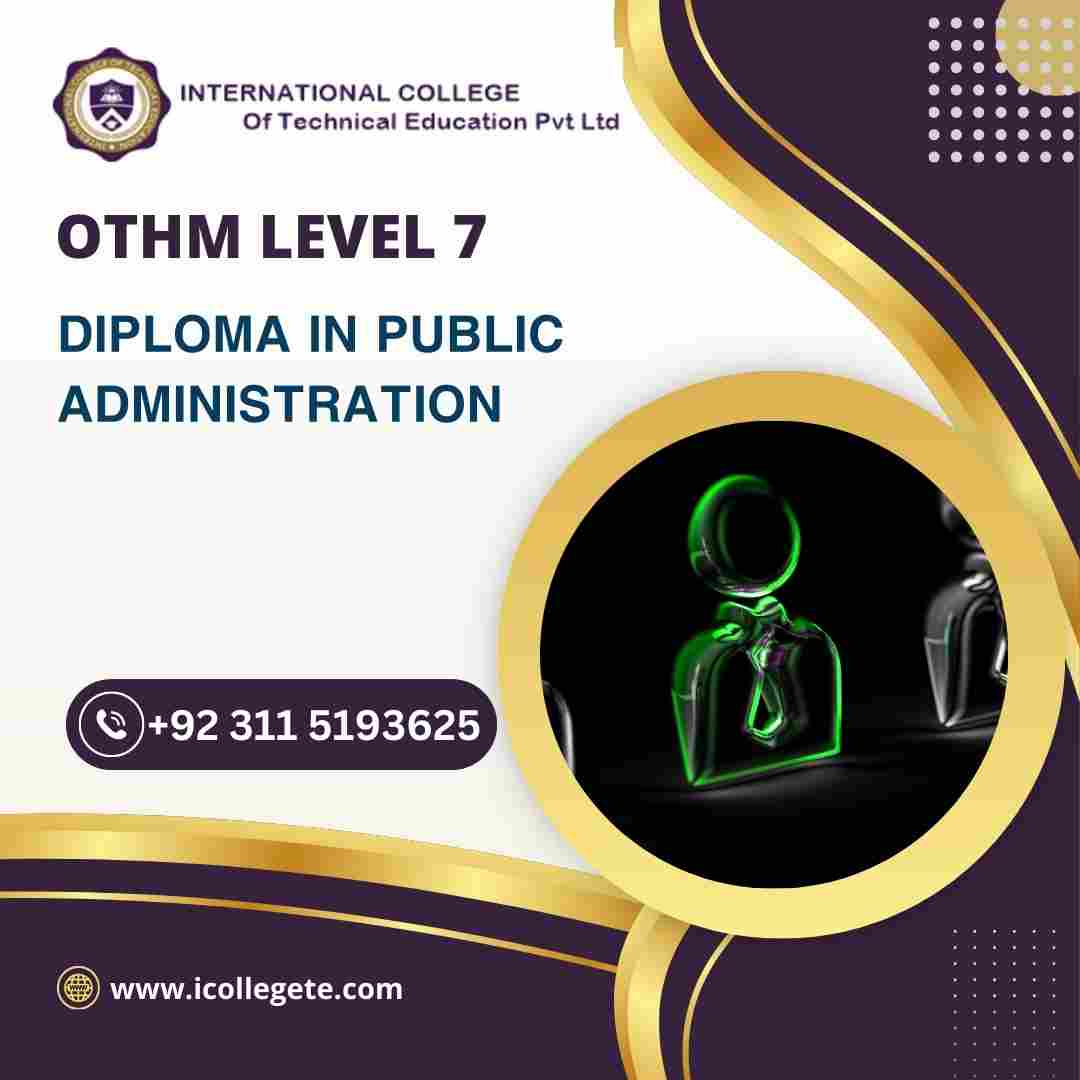 OTHM Level 7 Diploma in Public Administration