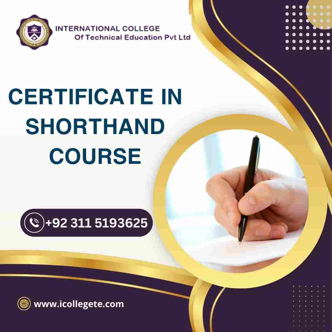 Certificate in Shorthand Course