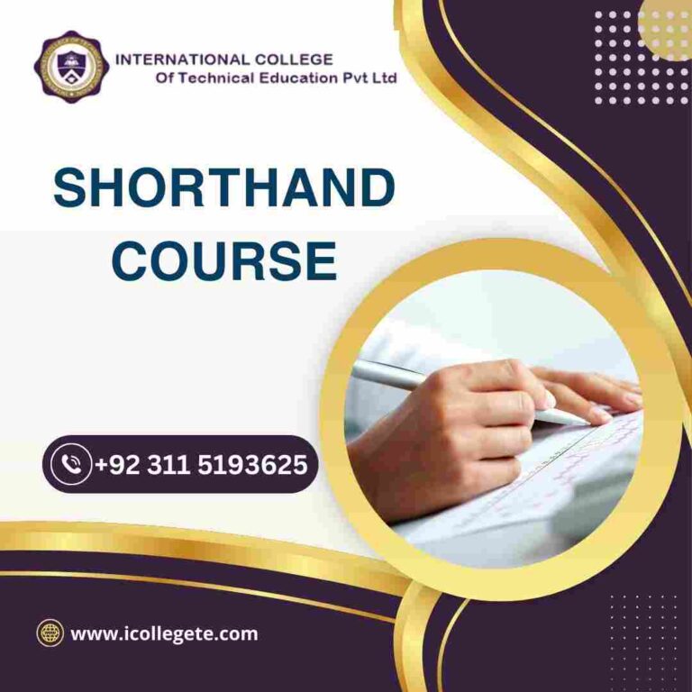 Shorthand course in Islamabad