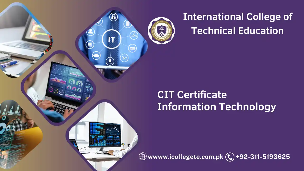 CIT Certificate in Information Technology course in kohat