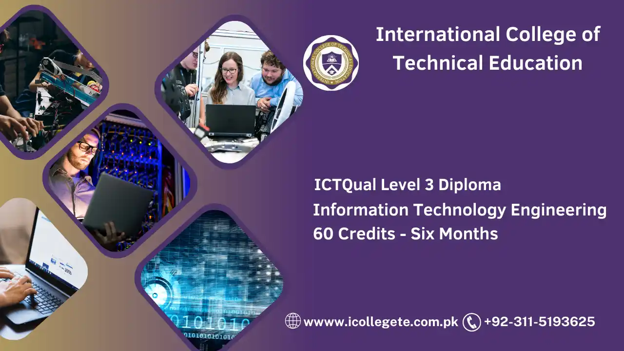 ICTQual Level 3 Diploma in Information Technology Engineering 60 Credits - Six Months