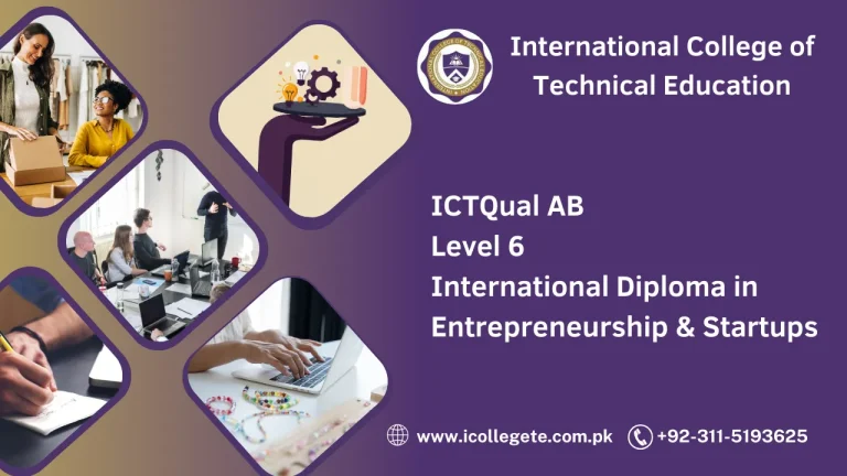 ICTQual AB Level 6 International Diploma in Entrepreneurship & Startups