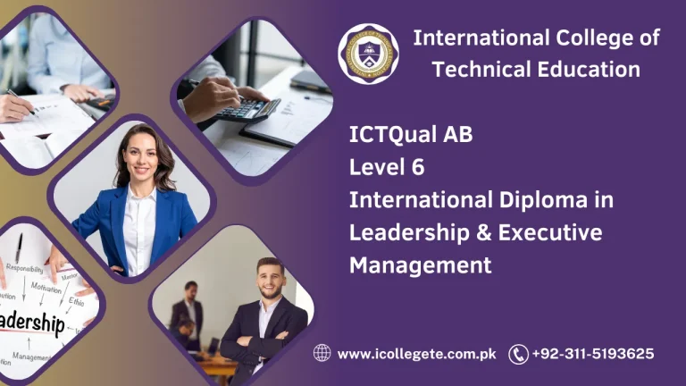 ICTQual AB Level 6 International Diploma in Leadership & Executive Management