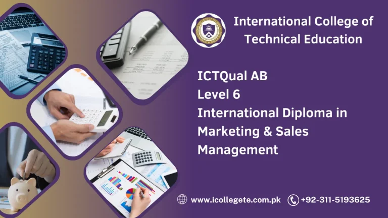 ICTQual AB Level 6 International Diploma in Marketing & Sales Management