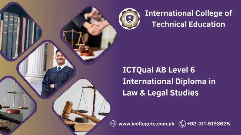 ICTQual AB Level 6 International Diploma in Law & Legal Studies